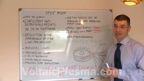 THE SPOT MODE TREATMENT ON A COSTUMERS