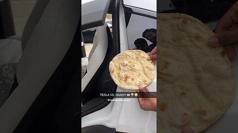 TESLA MAKES THE BEST NAAN CUTTER!!🫓😎#shorts