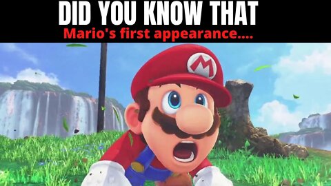 Did You Know That Mario's first appearance....#short #shorts