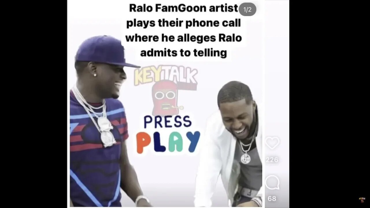 ralo famgoon full phone call snitching
