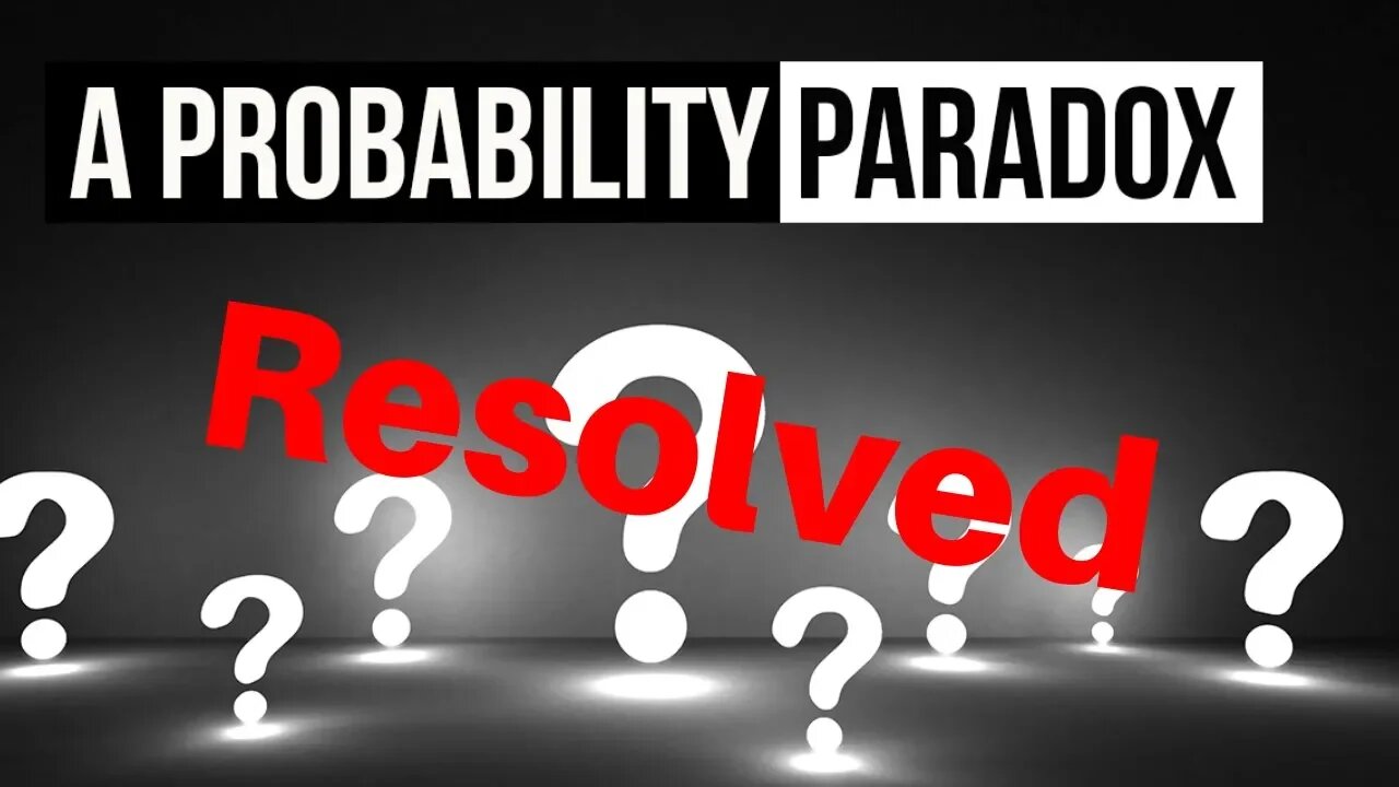 The Boy or Girl Probability Paradox Resolved | It was never really a paradox