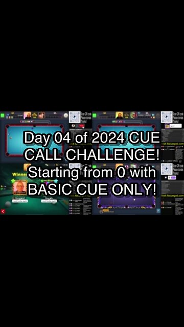 Day 04 of 2024 CUE CALL CHALLENGE! Starting from 0 with BASIC CUE ONLY!