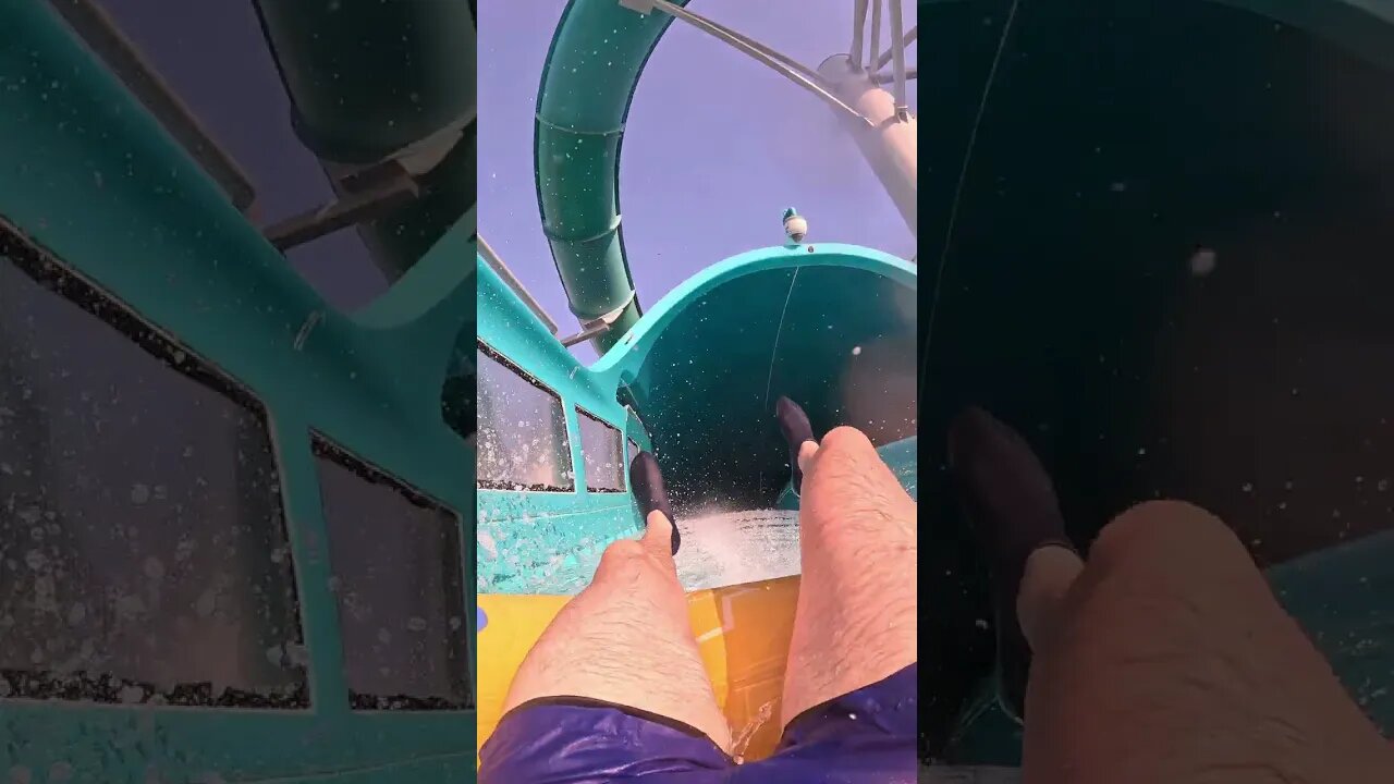 Slide #shorts #dubai #sunset #waterpark #fun #matrix #slide #