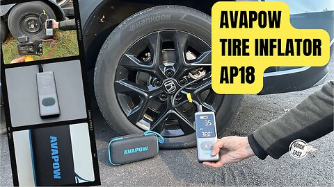 AVAPOW AP18 Portable Tire Inflator. Will this work for a Trailer tire?