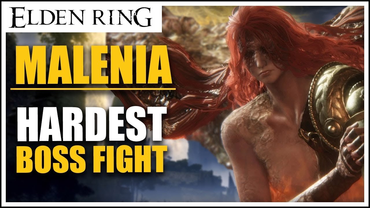 Elden Ring - Malenia Hardest boss fight (HD)