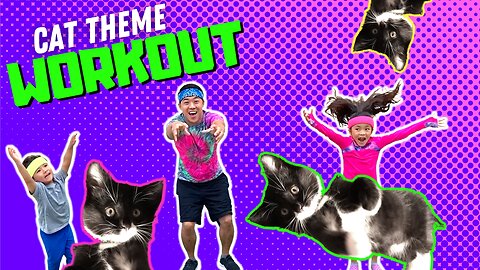 😸 Funny CATS Style Kids Exercise | Brain Break Workout with JOKES | GoNoodle Inspired