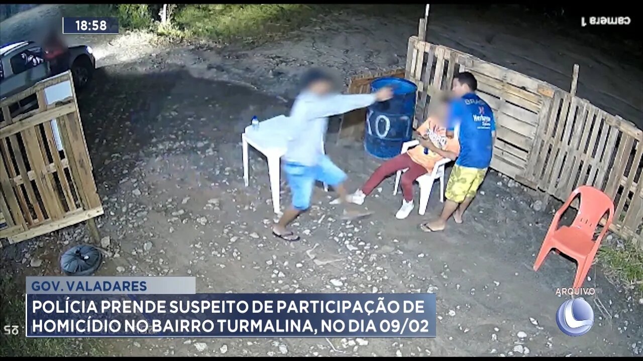 GV: Polícia Prende Suspeito de Participação de Homicídio no Bairro Turmalina, no Dia 09/02.