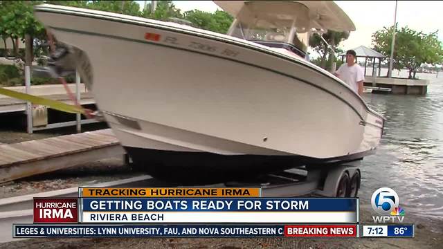 Boaters trying to find safe ground before Irma