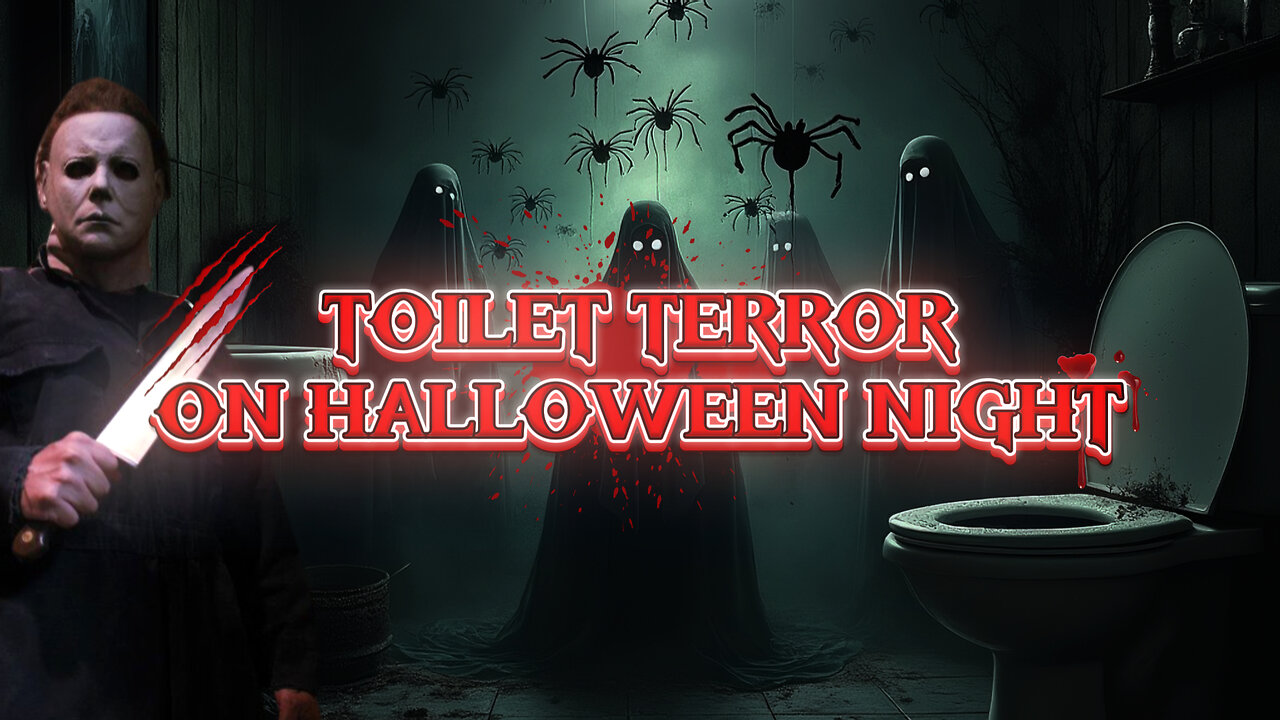 Toilet of Terror on Halloween Night | Halloween Lyric Rock Music Video