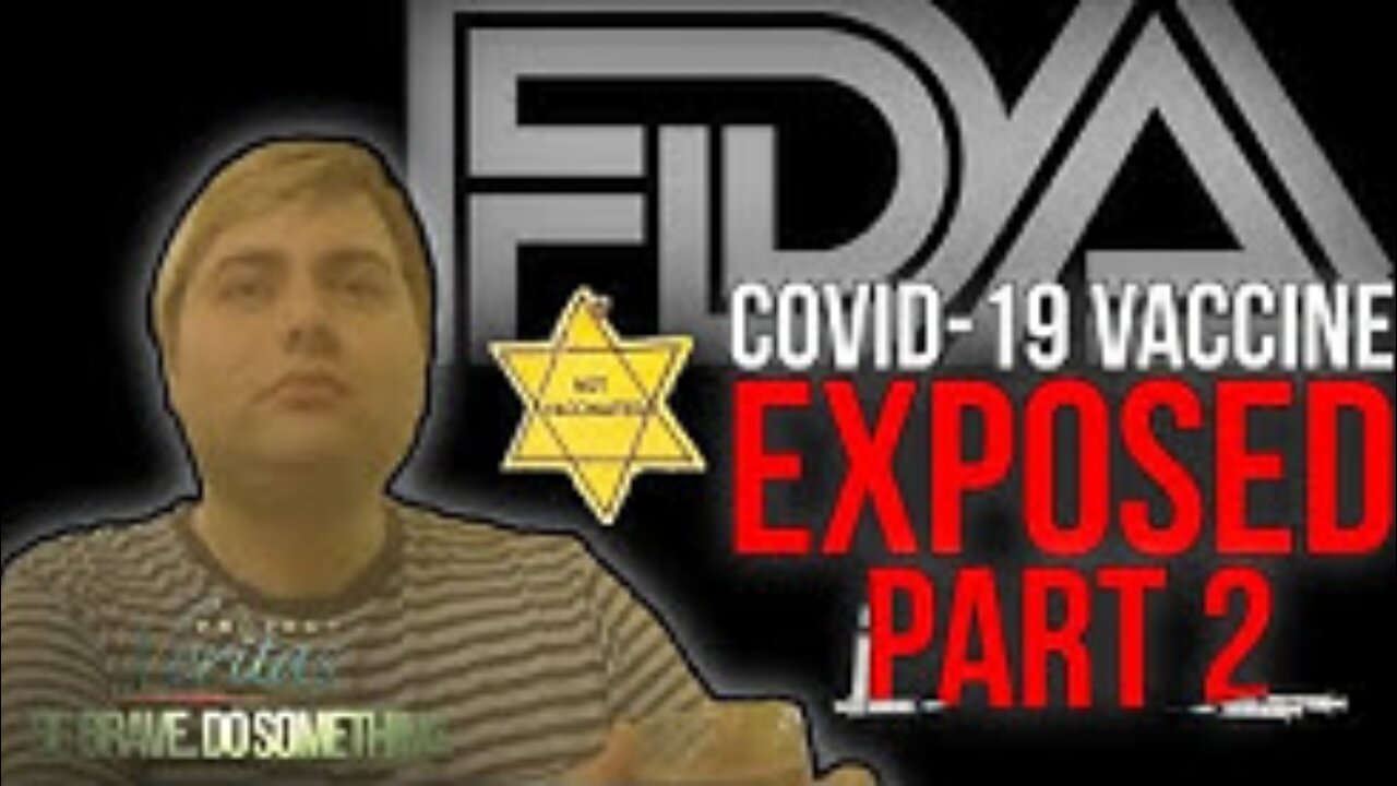 Part 2 of #CovidVaxExposed: FDA Official - “Blow Dart African Americans” & “Registry for Unvaxxed”