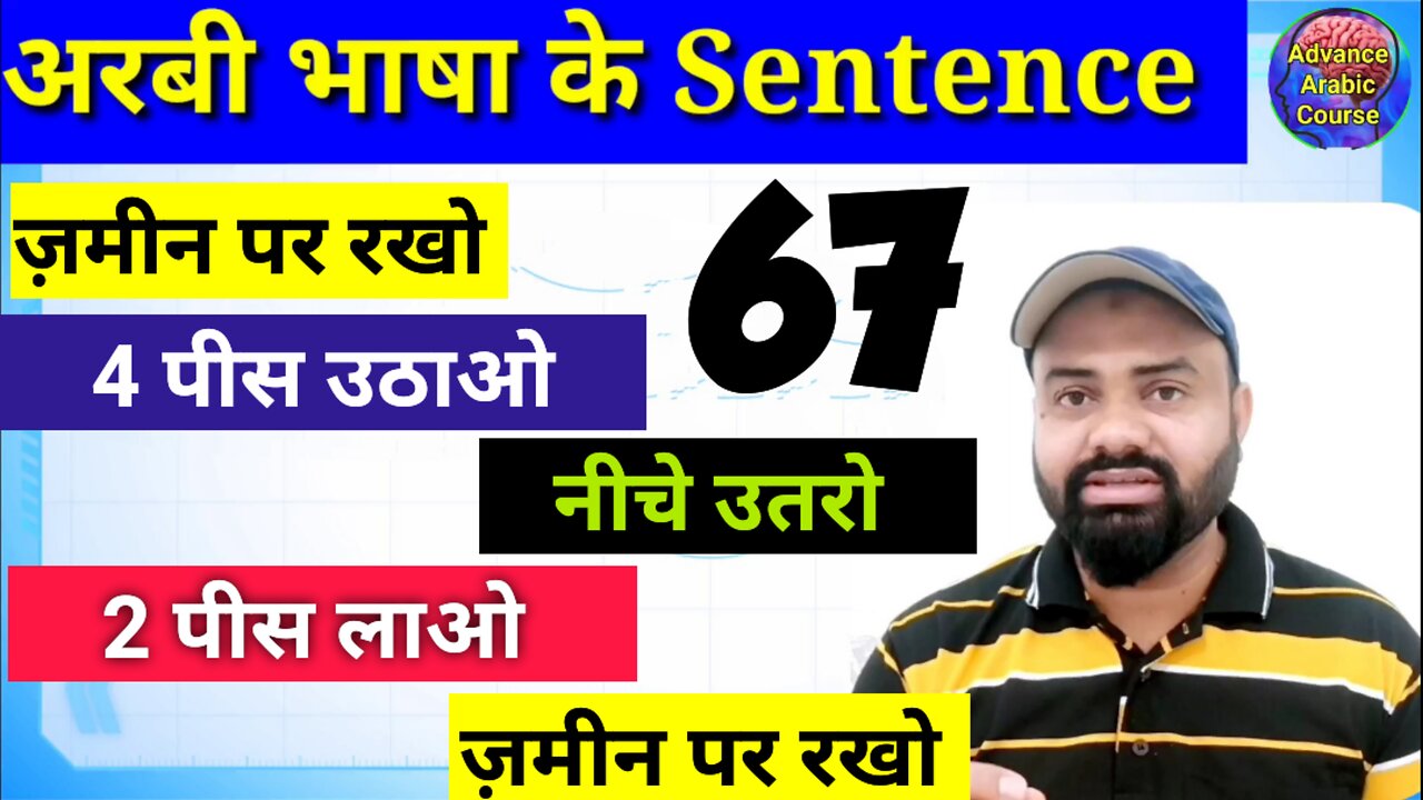 अरबी भाषा के Sentence Hindi me