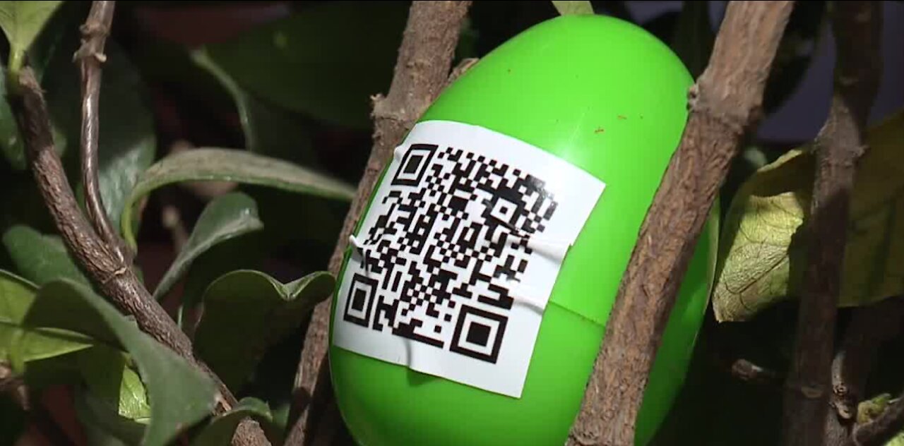 QR code Easter egg hunt in Las Vegas