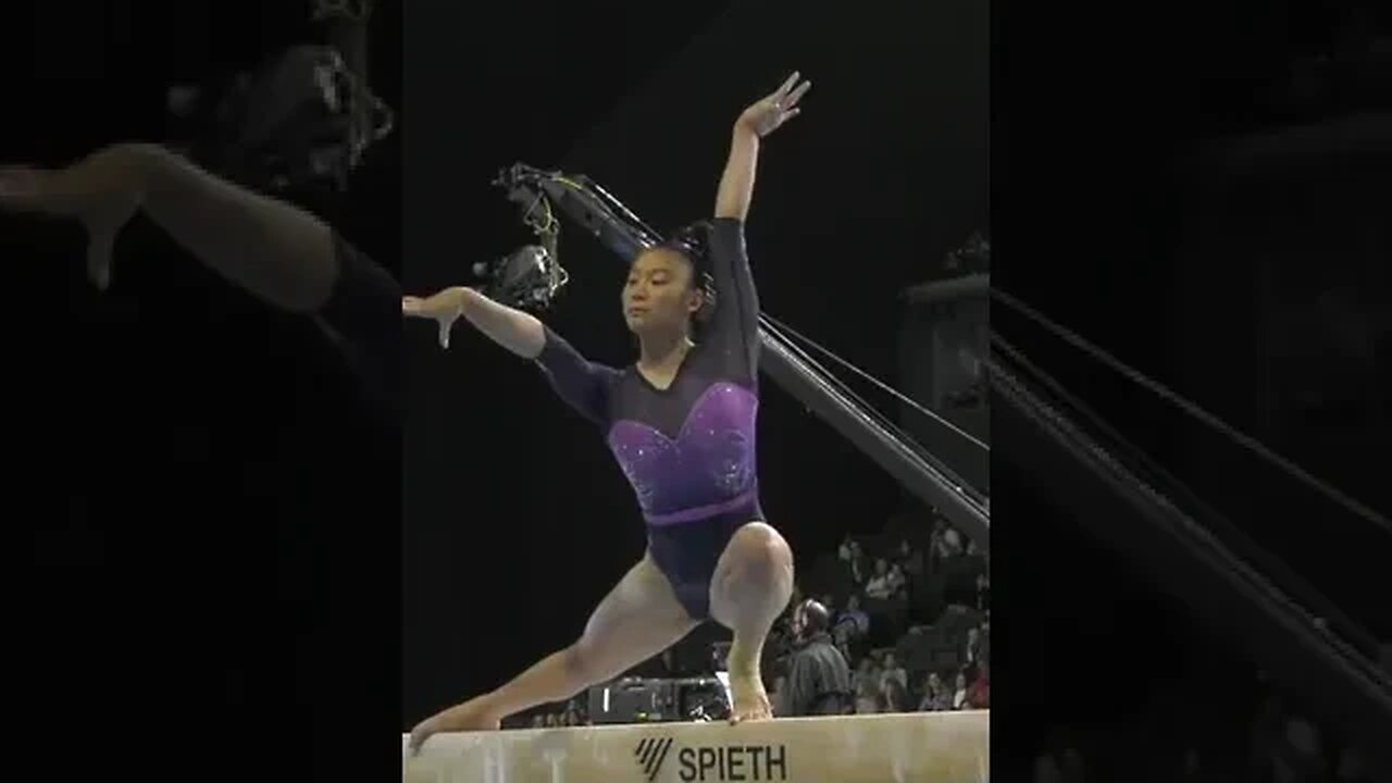 Alicia Zhou on Balance Beam (Part 1) - 2023 Core Hydration Classic #shorts