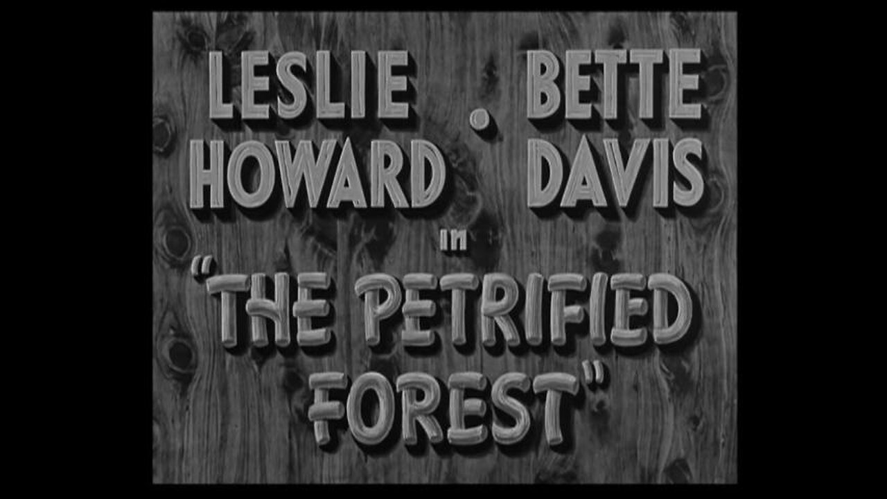 The Petrified Forest (1936) B&W Crime Drama starring Leslie Howard, Bette Davis