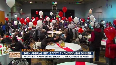 From feeding dozens to thousands, Bea Gaddy Thanksgiving tradition continues