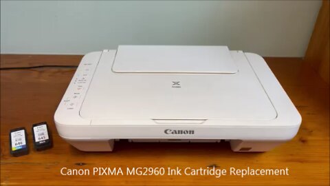 Canon PIXMA MG2960 Ink Cartridge Replacement