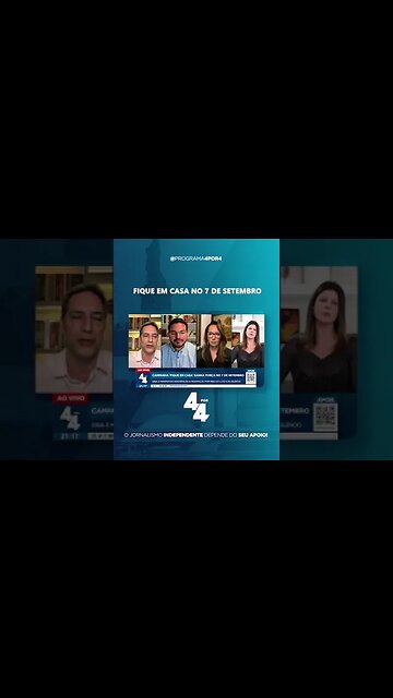 Ganha força nas redes sociais as campanha "fique em casa no 7 de Setembro" #shorts