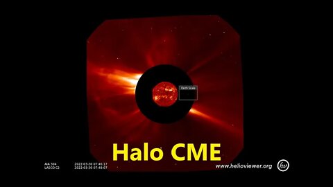 # Shorts, Another Halo CME blast toward Earth