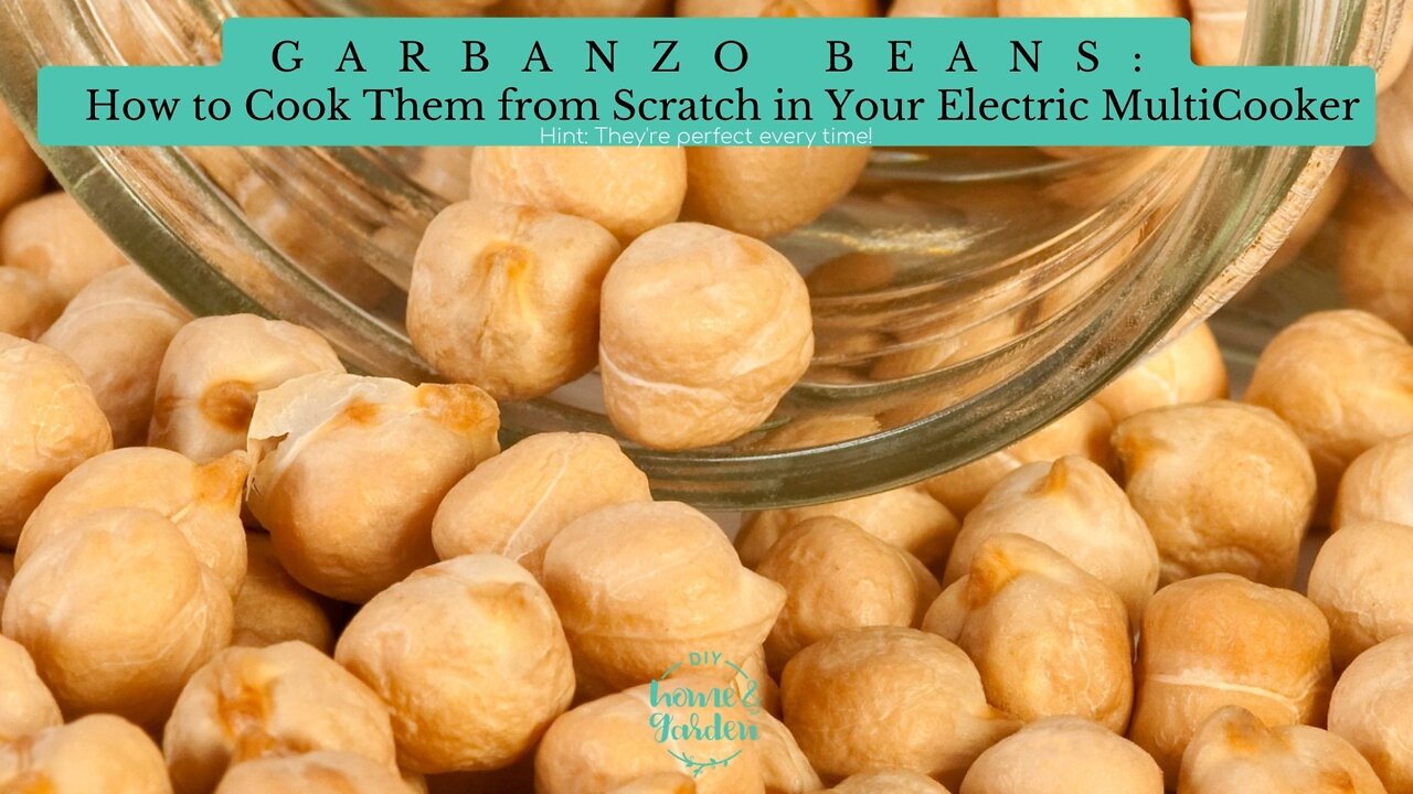 Garbanzo Beans: How to Cook Them From Scratch in an Electric MultiCooker