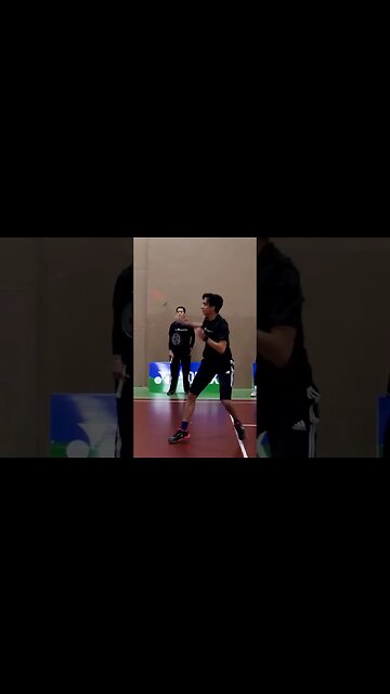 Push and Kill Drill for Badminton Doubles - Coach Kowi Chandra #shorts