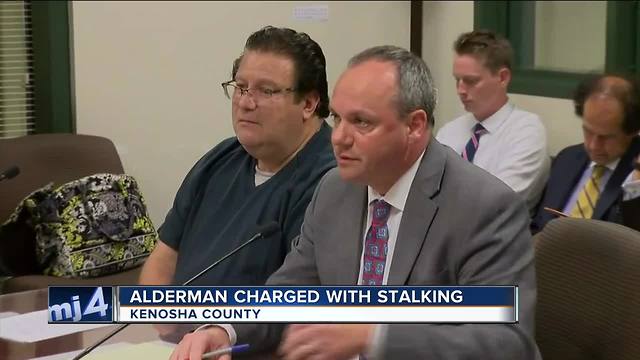 Kenosha alderman charged with stalking