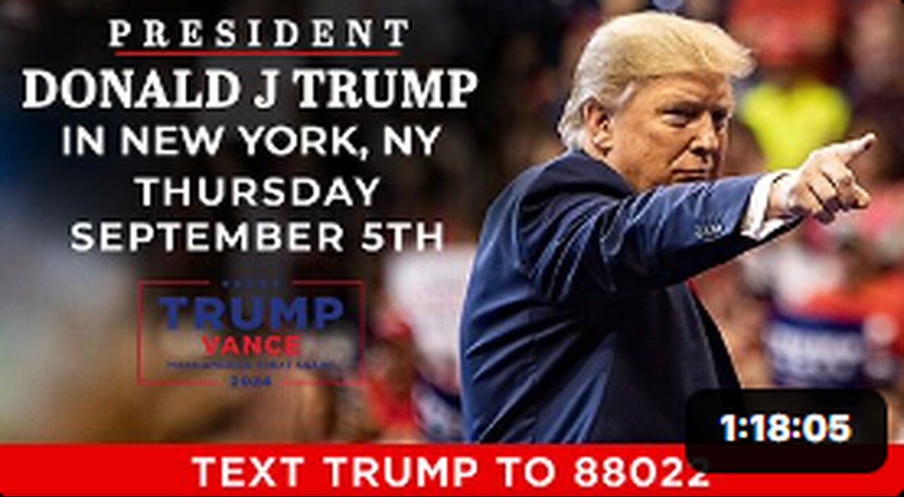 President Donald J Trump, New York, NY, September 5, 2024 ~ 17PLUS 17PLUS.WEEBLY.COM