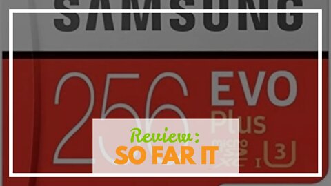 Review: SAMSUNG 256GB EVO Plus MicroSDXC w/Ad