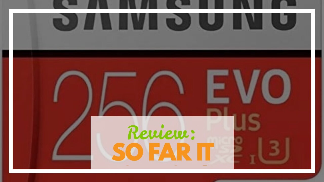 Review: SAMSUNG 256GB EVO Plus MicroSDXC w/Ad