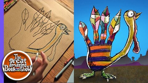 Draw & Color This Crazy Hand Turkey With Me! Thanksgiving Art Project for Kids