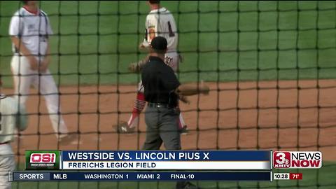 Westside wins opener at state legion baseball tournament