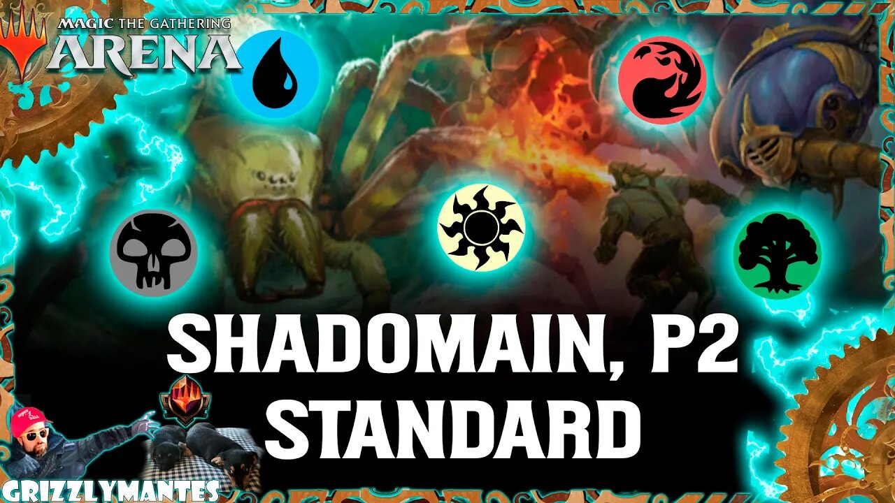 🔵🔴⚫⚪🟢SHADOMAIN, P2🟢⚪⚫🔴🔵|| Dominaria United || [MTG Arena] Bo1 Five Color Domain Ranked Standard Deck