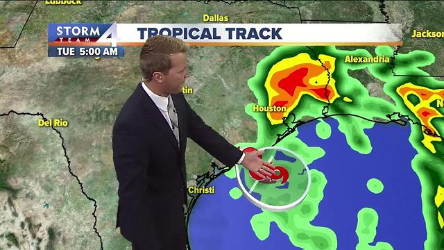 Harvey Storm Track