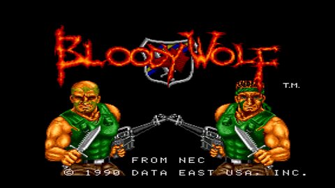 Bloody Wolf - (TG-16) 1/2 - Beat 'em and Cheat 'em!