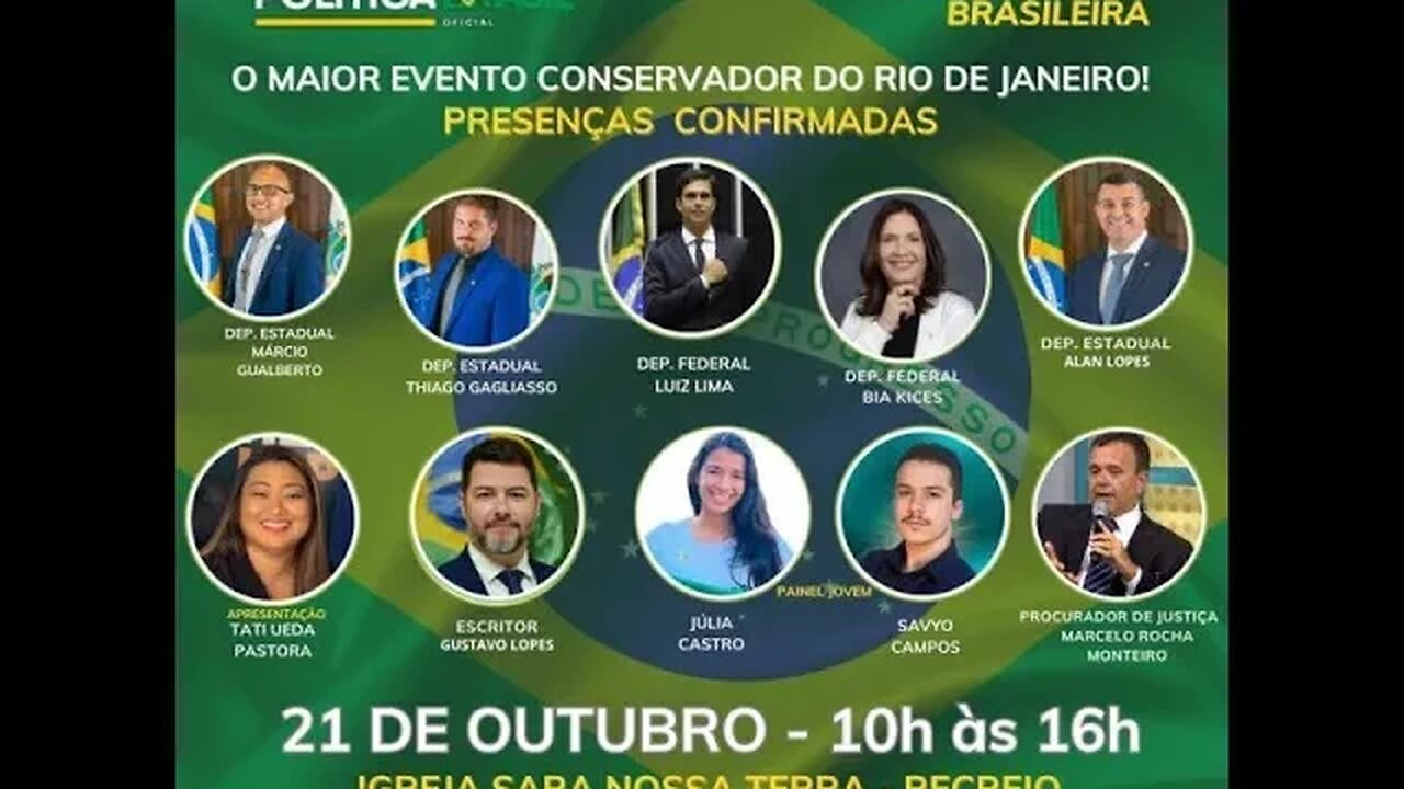 Primeira ConferĂȘncia Conservadora Brasileira - Rio de Janeiro - 21/10/2023