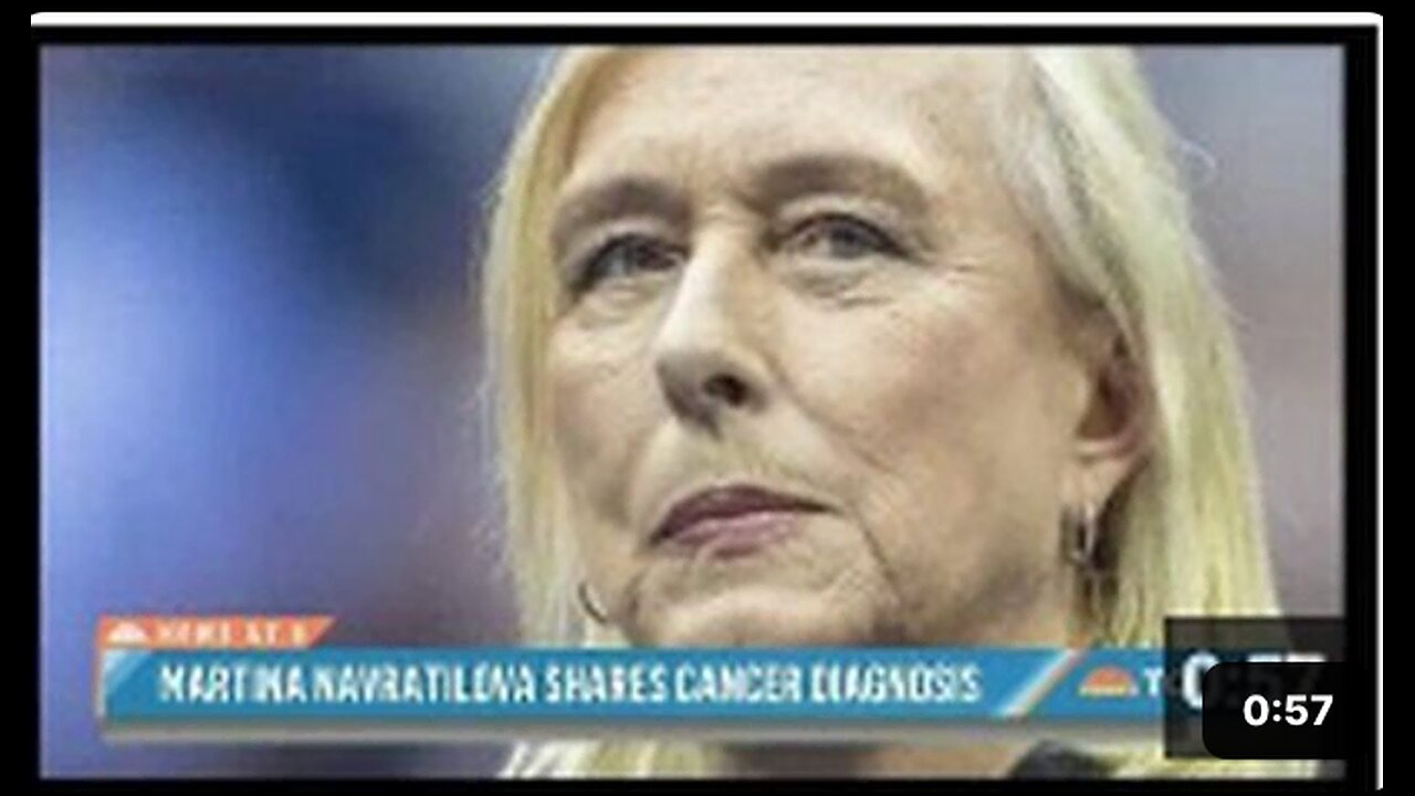 Will Martina Navratilova be the next coincidence? - Throat cancer/Breast cancer...