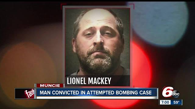 Lionel Ray Mackey is accused of trying to kill his ex-girlfriend with a bomb left at her home