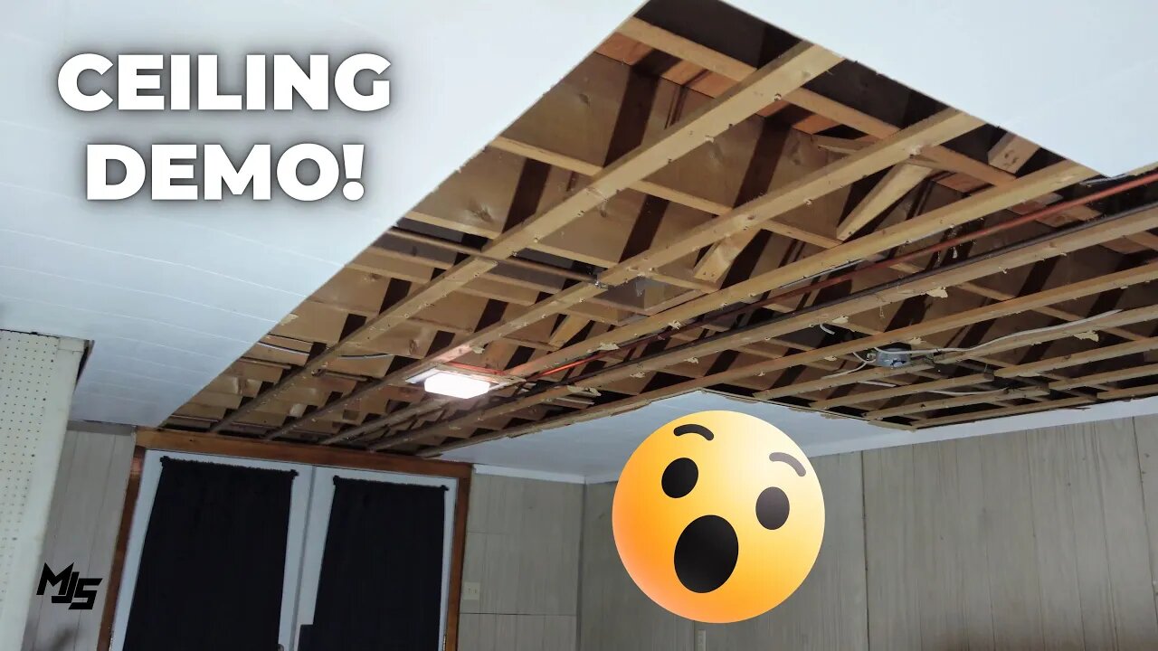 THE CEILING IS GONE | Our First Home: Ep. 45