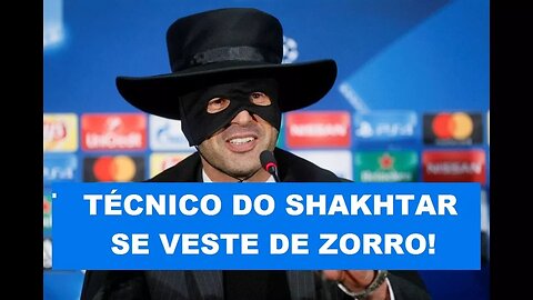 POR QUE técnico do SHAKHTAR apareceu ASSIM na coletiva?