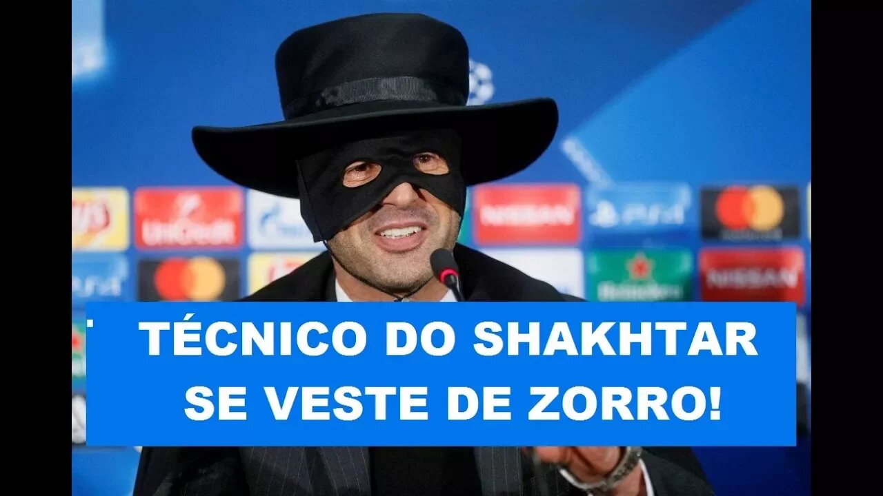 POR QUE técnico do SHAKHTAR apareceu ASSIM na coletiva?