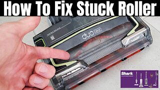 SHARK ION DUO VACUUM ROLLER FIX - SIMPLE FIX FOR A STUCK ROLLER!