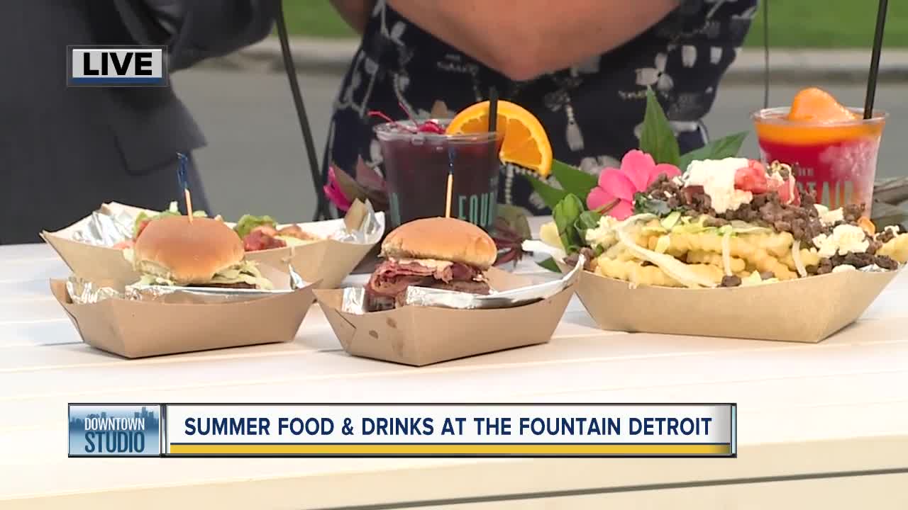 Summer food and drinks at the Foundation Detroit