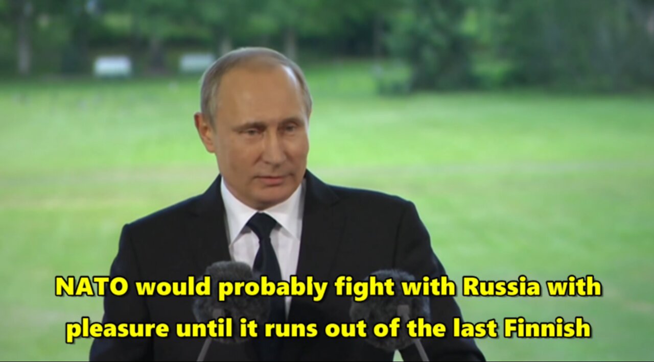 In 2016 President Putin politely threatened Finland if they join NATO