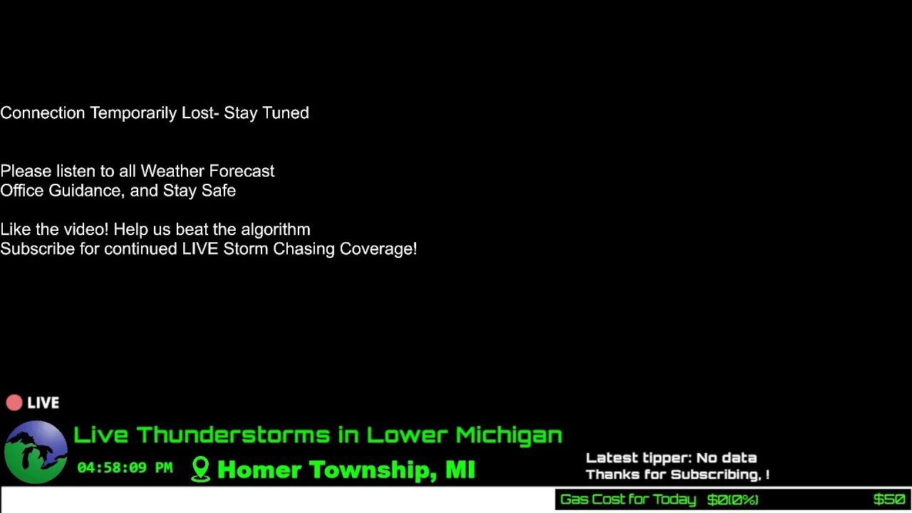 LIVE Chase Special Weather Statement in Southern Michigan