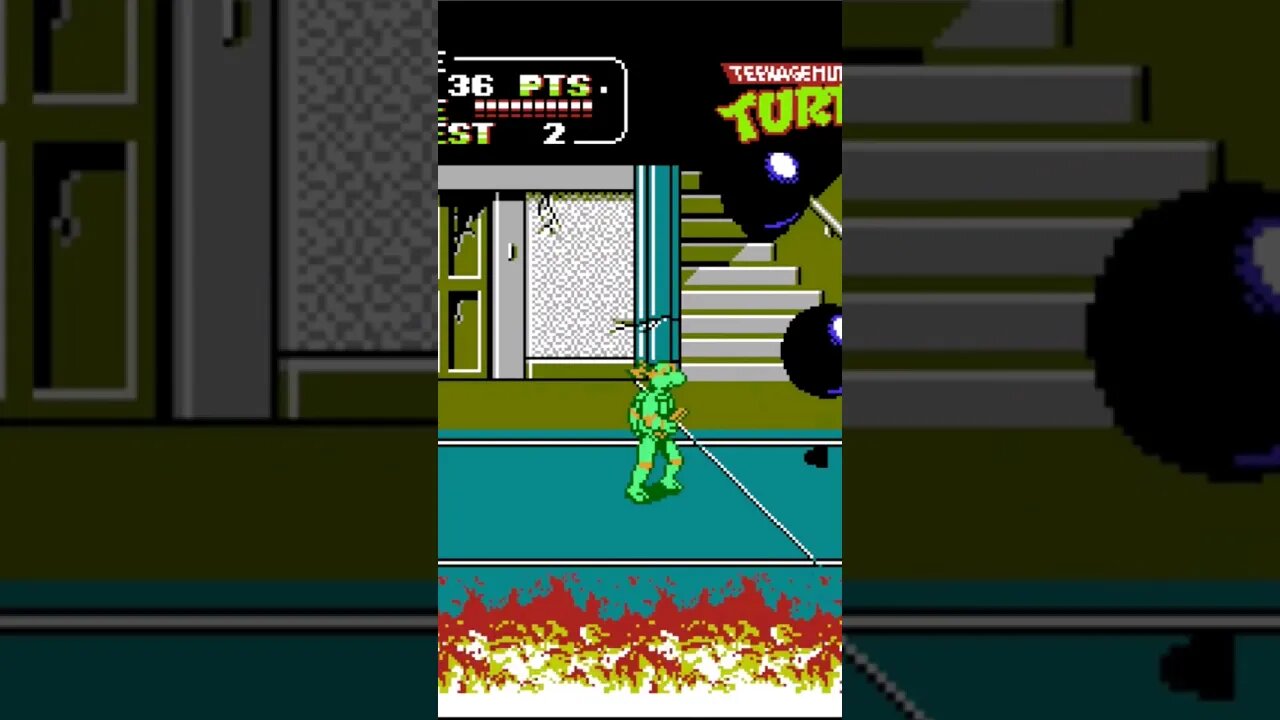 Teenage mutante ninja turtles 2 #youtubeshorts #gaming #game #videogame #psx #megadrive #dreamcast