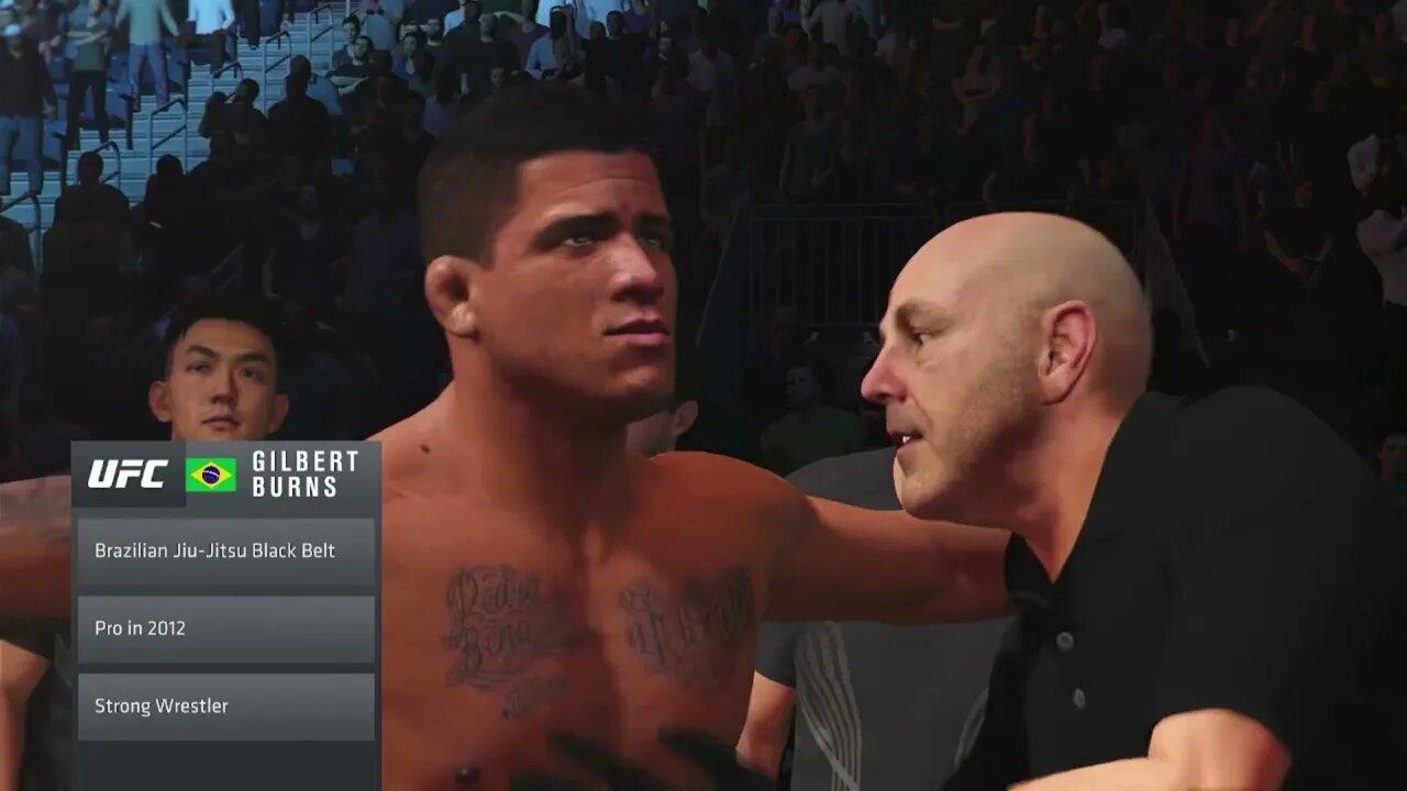 Gilbert Burns Vs Jorge Masvidal UFC 4 CPU VS CPU