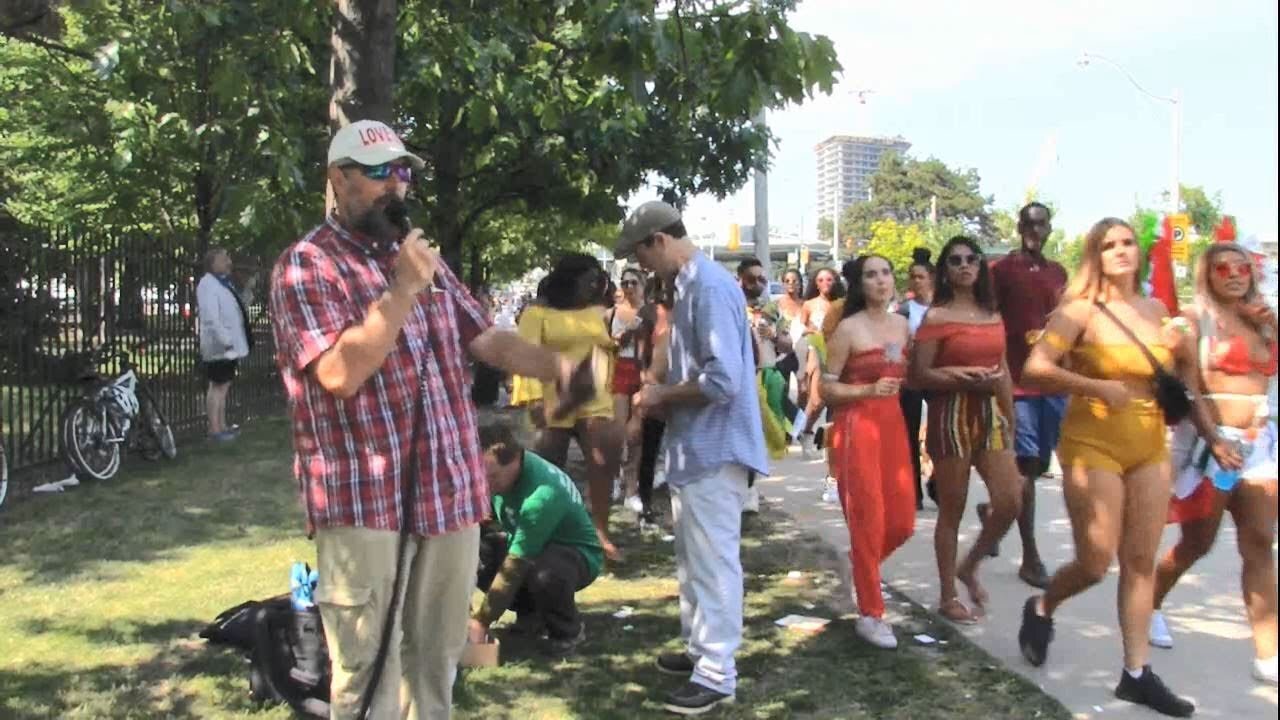 2018 Caribana Festival - Toronto, Canada - Street Preaching - Kerrigan Skelly