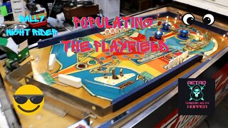 Bally Night Rider Solid State Populating The Playfield Ep 8