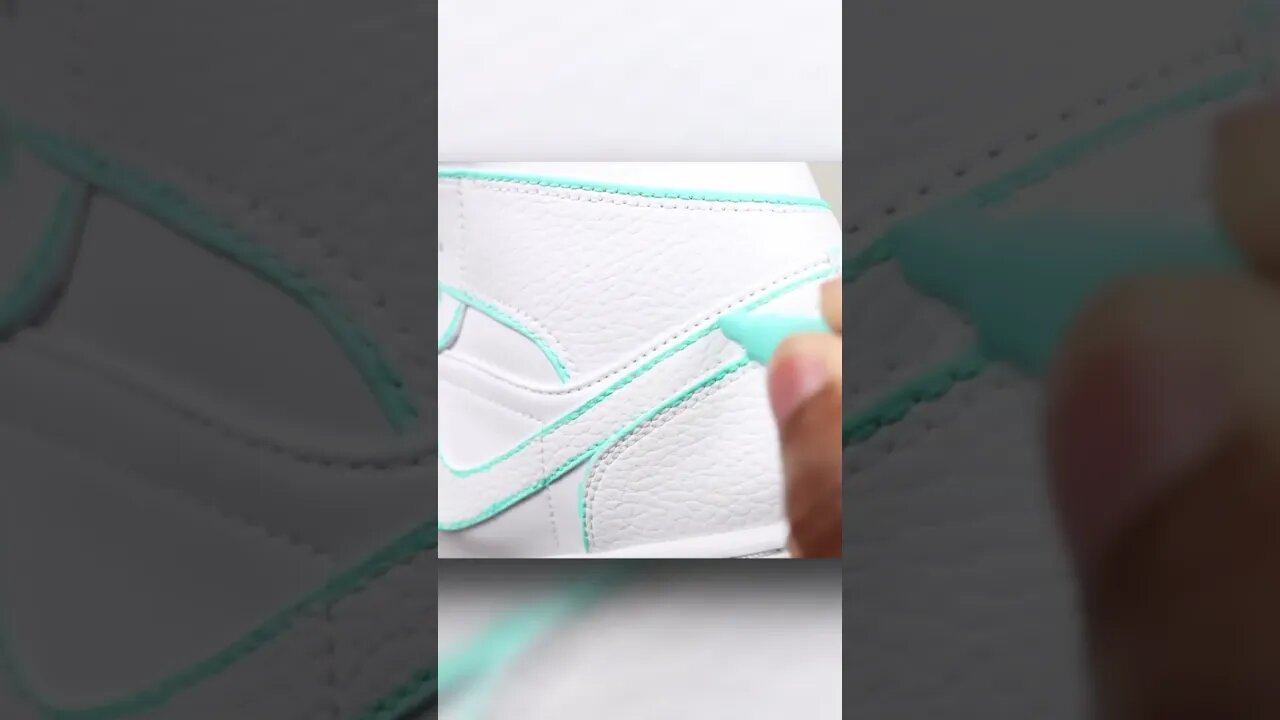 Custom Jordan 1's Using Posca Markers! #shorts