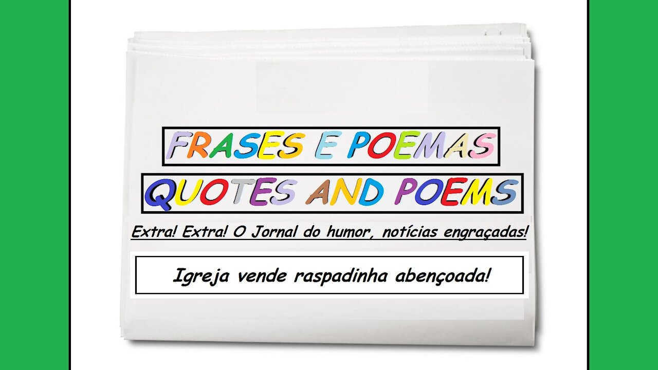 Notícias engraçadas: Igreja vende raspadinha abençoada! [Frases e Poemas]