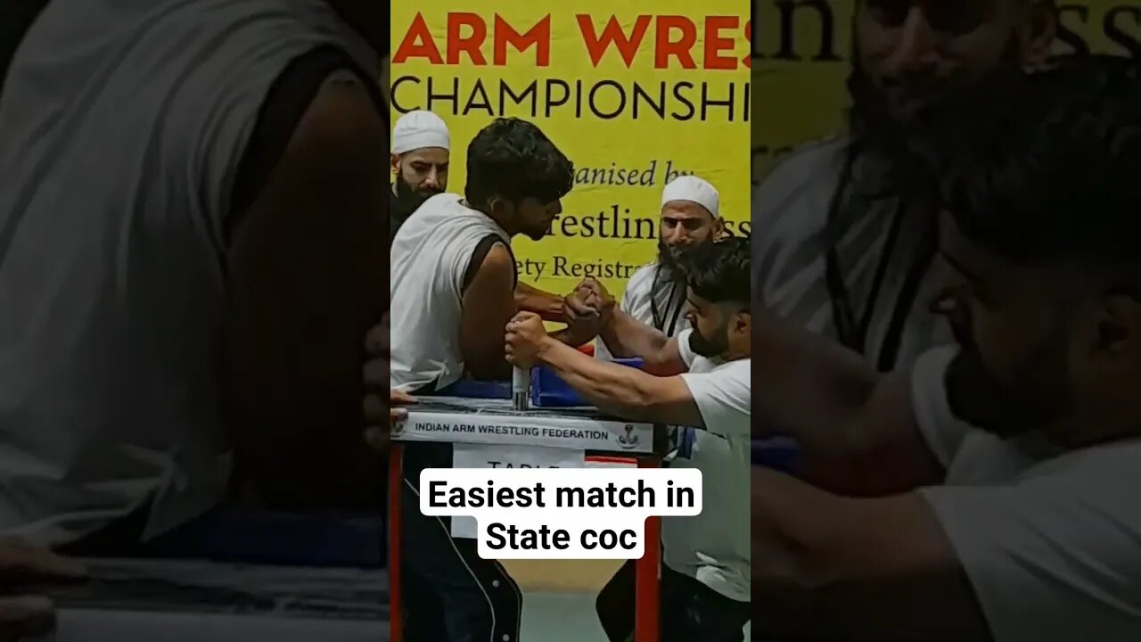 Easiest bout in State coc #armwrestling #viral #shortsfeed #shortsfeed #fitness #shots